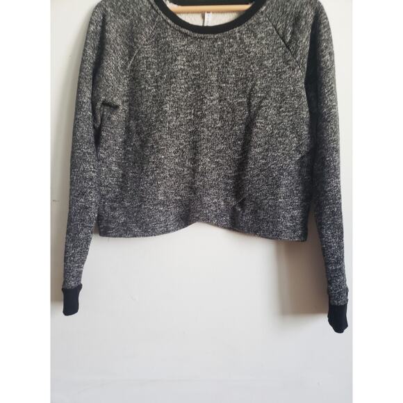 Fabletics Keeva Pullover in Black Speckle Size Large - Picture 3 of 7